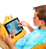 Pripučiamas knygų, skaityklių ar planšetinių kompiuterių kilimėlis Bookmonster Air Sammy the Smiler